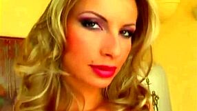 watch this naughty blonde masturbate with dildo?