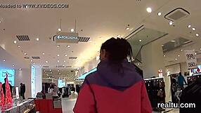 Flawless Czech Teen Teased in Supermarket, Undresses for Anal