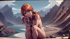 AI Generated Oerba Dia Vanille from Final Fantasy XIII