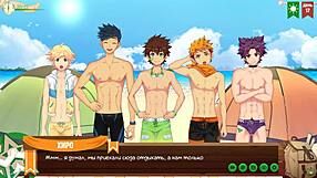 Game Friends Camp Episode 17 - Scout Badges Russian Voice Acting