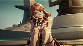 AI Generated Oerba Dia Vanille from Final Fantasy XIII