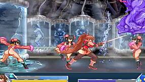 i fight blue slime monster in hentai game ep 5