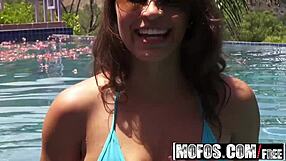 lily love goes from pool to bed in this mofos scene