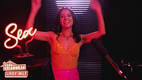 lesbian orgy with anal sex and foot worship at creators' house featuring lady milf karol red kiara hot amanda borges amandinha black rj