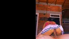 Intense pleasure from tight fit for shy college girl