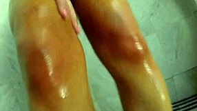 alix lynx bathes and masturbates in the shower with big tits