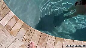 Bubble butt teen massage turns into group hardcore pov