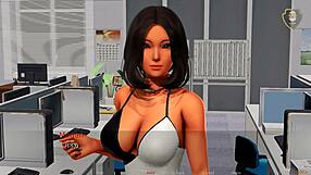 Milf with big tits dominates uncensored handjob action