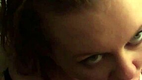Russian slut has her face full of cum