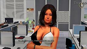 Milf with big tits dominates uncensored handjob action