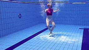 Elena Prokva is attracting attention for her magnetic and bewitching look and her stunning figure in the pool