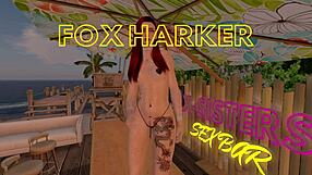 Fox Harker Masturbates Her Pussy