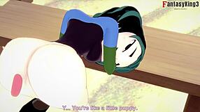 i watch gwen suck and fuck big tits in pov hentai