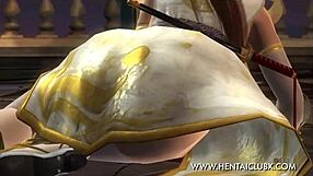 anime girls in DEAD OR ALIVE 5 ultimate flaunt SEXY ECCHI kasumi HALLOWEEN COSTUME NUDE