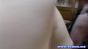 Hunk Guy Fucks Shemale Girlfriend's Tight Ass Hard