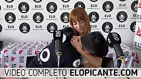 Melu Vancick shows her big natural tits in the spicy room.