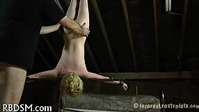 this hardcore toy is gratifying the chick's tight pussy so well