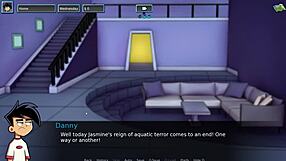 having fun in the shower at amity park 😄