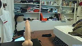 Curvy Pawg Teen Rides Big Dildo On Cam