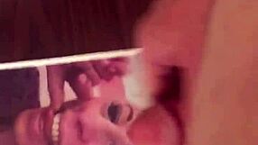 My attractive partner Maria gets a cumshot tribute from male masturbation