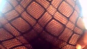 A dorm wearing leggings gets intimate with a young black girl