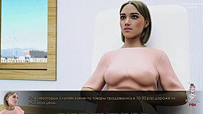 Big tits racing at cartoon milf plays naughty pranks