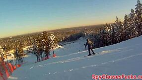 Amateur Teen With Small Tits Gets Intense Cum On Pussy In POV Spy Scene