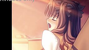 Japanese hentai animation of Saber, Rin, Sakura, and Caren from Fate without censor