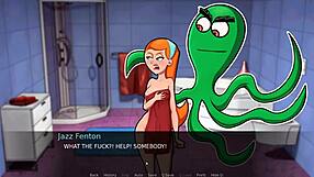 having fun in the shower at amity park 😄