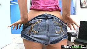 Teen in tube socks begs, Cum on my face, during amateur facial.