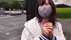 Young asian babe gives intense blowjob with toys and cumshot