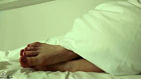 blonde oiled legs get creamed and sensually massaged in this amateur homemade video