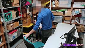 Raven's tight frame stretched by officer's massive tool at work