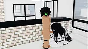 Pale girl chooses solitude with a boy