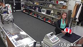 Money hungry pawnbroker gets his big ass drilled by big ass babe