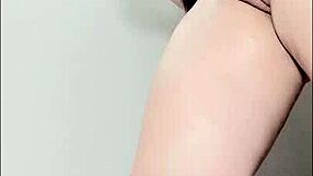 Wow, hot stepmom masturbates her huge pussy just for her stepson!