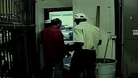 Ebony Fights to Keep Job with Deepthroat and Facial Cumshot. She Sucks Cock for Security