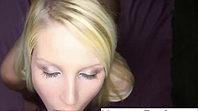 vanessa eagerly sucked dick with pure desire.