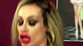 Wacky Bombshell Gets SPERM SHOT on Her FACE SWALLOWING All the JIZM