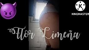 Peruvian Babe Intensely Toys Her Ass Alone at Work with Dildo