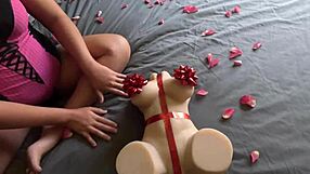 On Valentine's Day the doll becomes Scarlett's lover and gets her a cumshot
