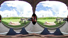 i feel so excited with this big tits latina babe outdoors