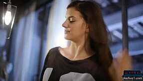 european brunette milf loves fingering her sweet pussy