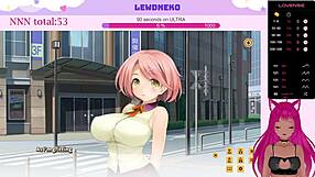 i'm lewdneko, moaning while masturbating in game.