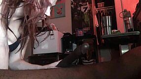 this redhead milf knows how to work a cock with her mouth.