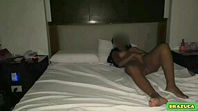 Tattooed latina teen nympho can't stop craving cum, gets handjob and drinks every drop