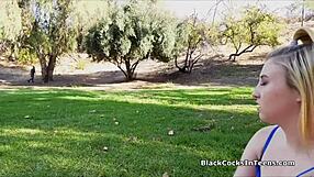 My bi girlfriend switched for a big black cock, it's so hugee!