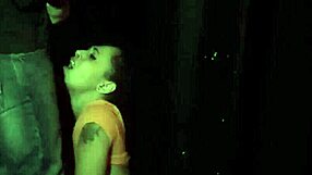 TEEN with BIG TITS MASTURBATES in CAR, bound by BLONDE JAMES