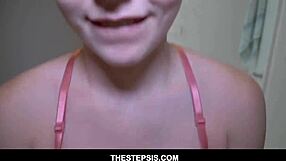 Stepsisters Valentina Jewels and Arietta Adams caught fucking, join stepbrother in taboo threesome?