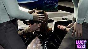 catwoman struggles hard to escape after being exposed